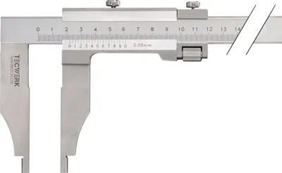 Produktbild von Werkstattmessschieber DIN 862 250 mm Schnabellnge 75 mm
