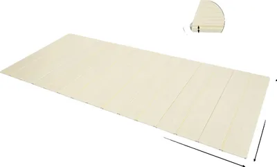 Produktbild von Badewannenablage, faltbares Design, Wärmespeicherfunktion, Beige