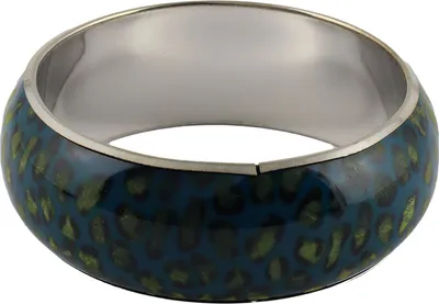 Produktbild von Armreif - Armschmuck - Leopardenmuster 2 - blau