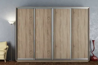 Obrázek produktu pro LUNATA š300/v220 čtyřdveřová šatní skříň, dub sonoma