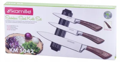 Produktbild von MESSERSET Küchenmesser + Magnetleiste