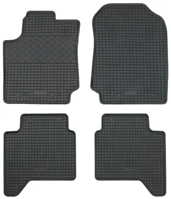 Gummifußmatten Set 4-teilig für Ford Ranger 3 T6 (2012-), schwarz