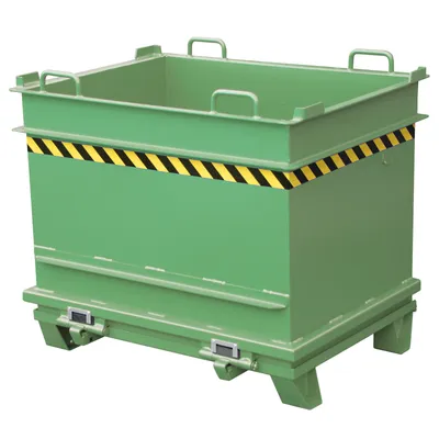 Produktbild von Bauer Baustoffcontainer BC 1000, lackiert, Resedagrün