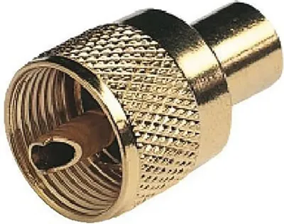 Produktbild von Glomex Stecker Pl259 Golden For RG213 Golden For RG213