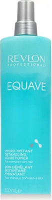 A product shot of a bottle of hair conditioner.