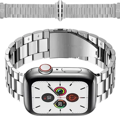 Produktbild von Bizon Strap Watch Aura Apple Uhr 38/40/41mm Silber