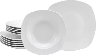 Produktbild von CreaTable, 19511, Amelie Weiss, Tafelservice 12-tlg, Porzellan