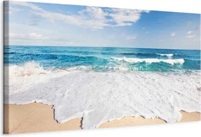 Produktbild von Vlies Leinwandbild - Beach on Captiva Island 135x45 cm Landschaften c-A-0049-b-d