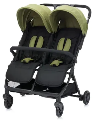 Produktbild von Fillikid Zwillingswagen fill TWIN schwarz grün