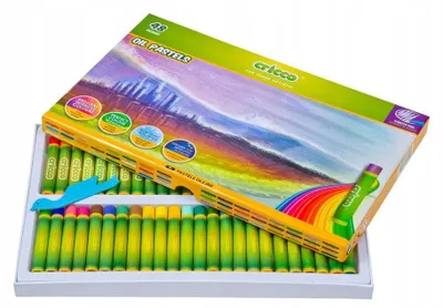 Produktbild von Cricco Ölpastellkreiden Kreativ Set 48 Farben Künstler