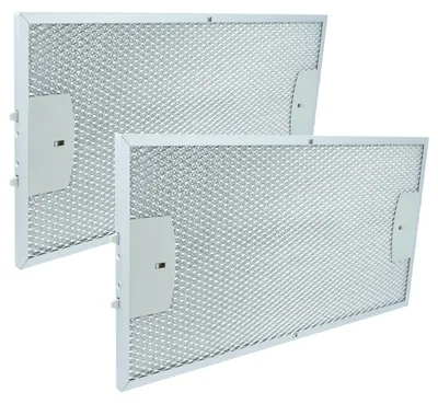 Produktbild von vhbw 2x Filter Metallfettfilter kompatibel mit Siemens LI49632SD/02, LI8632, LI49632SD/03 Dunstabzugshaube, Metall