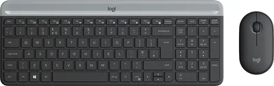 Immagine prodotto di Logitech 920-009202 - Dimensioni complete (100%) - Senza fili - RF senza fili - QWERTY - Grafite - Mouse in dotazione
