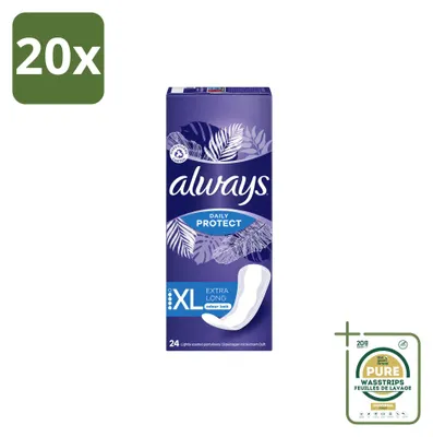 Produktbild von 20 x Always Inlegkruisjes Extra Long - Vorratspackung - 20 Stücke