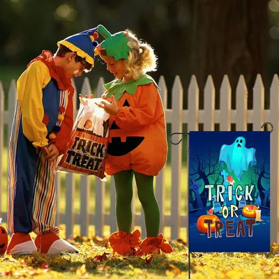 Produktbild von Innendekoration, Halloween-Gartenflagge, Horror-Dekoration, Hängeflagge, Halloween-Gartenflagge