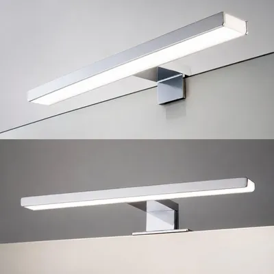 Zdjęcie produktu dla Aluminiowa lampa lustrzana LED 2w1 IP44 - 6W światło dzienne białe