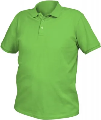 Produktbild von Poloshirt Herren Högert Technik TOBIAS – 100 % Baumwolle, Knopfleiste, Arbeits-Polo, Berufsbekleidung, grün, Gr. M, Art. HT5K415-M
