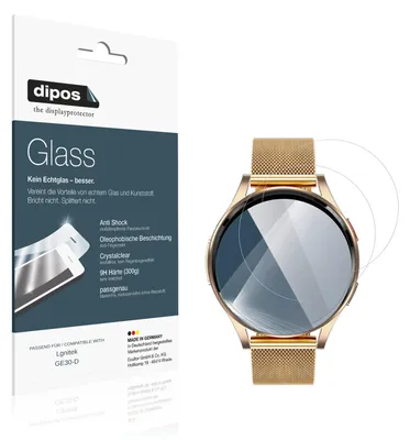 Produktbild von 2x Schutzfolie für Lgnitek GE30-D - Anti-Shock 9H Folie dipos Glass Kunststoffglas