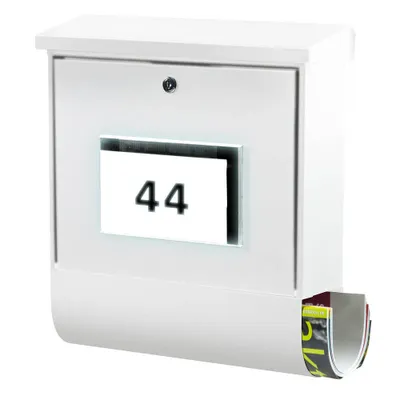 Produktbild von BURG WÄCHTER Briefkasten Malaga 75320 weiß