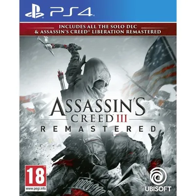 Produktbild von Ubisoft Assassin's Creed III Remastered, PlayStation 4, Multiplayer-Modus, M (Reif), Physische Medien