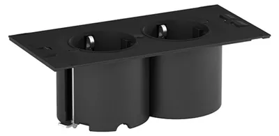 Imagen del producto de BACHMANN 2xCEE7/3, incluye cable de conexión, sin tapa, color , 2 metros