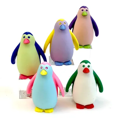 Produktbild von Radiergummi-Set - Pinguin (Schul- und Schrein, Radiergummis)