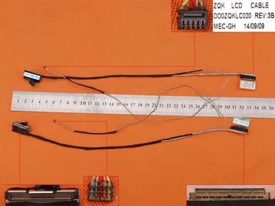 Obrázok produktu pre Kábel displeja Kábel LED obrazovky kompatibilný s P/N: DD0ZQKLC020