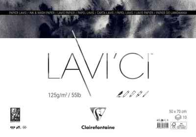 Zdjęcie produktu dla Clairefontaine 976131C, Papier artystyczny, 10 ark.
