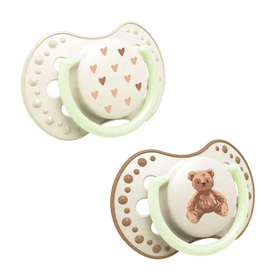 Zdjęcie produktu dla LOVI Smoczek silikonowy dynamiczny Teddy Love 0-6 m 2 szt. 22/935