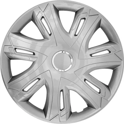 Produktbild von Radzierblenden für Stahlfelgen Radkappen Satz 4er Set Auto KFZ Fahrzeug Geeignet für die meisten Marken und Felgen ABS-Kunststoff silber lackiert 15