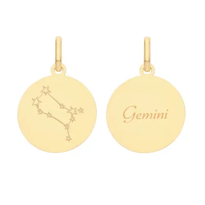Produktbild von Moderner 9 Karat (375) Gold Damen - Anhänger - 27mm*18mm; TRS34346