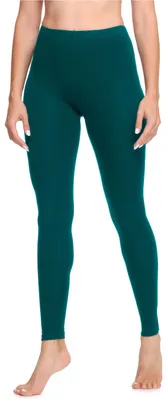 Image de Ladeheid Femmes Leggings longs en coton LA40-133 (Vert émeraude, XL)