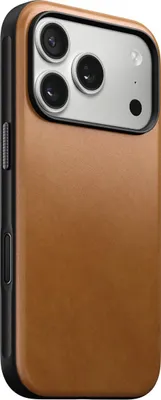 Immagine prodotto di Custodia Nomad Modern in pelle, marrone inglese - iPhone 17 Pro