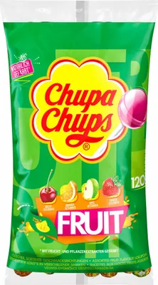 Produktbild von Chupa Chups Fruit Frucht Lutscher 120er Nachfüllbeutel 1440g