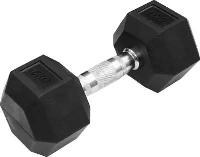 Produktbild von TRENDY SPORT Hex Dumbbell Hantel sechseckig schwarz 5 kg