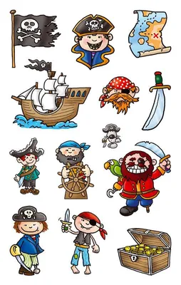 Obrázek produktu pro AVERY ZWECKFORM KID papírové samolepky Pirates3Bg 662105