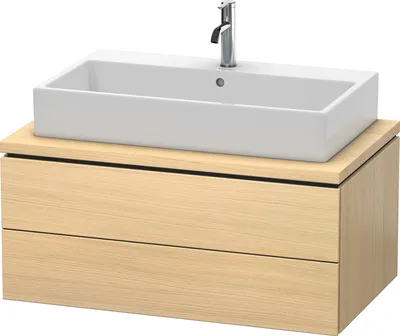 Produktbild von Konsolenunterschrank L-CUBE 400x920x547mm mediterrane eiche mediterrane eiche