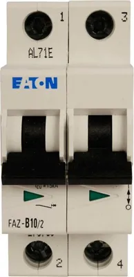 Obrázek produktu pro Miniaturní jistič Eaton, 2 A, 2p, charakteristika: C, DC 279134