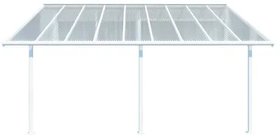 Produktbild von Palram - Canopia Aluminium Terrassenüberdachung Sierra Weiß 299x555x305 cm