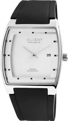 Produktbild von AKZENT EXLUSIVE Herrenuhr mit Silikonband, IPS