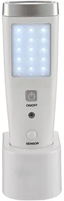 Produktbild von 2-in-1 LED Nachtlicht Steckdose Sensor Taschenlampe Nachtlampe,Wiederaufladbar Nachtlicht Bewegungsmelder，Notlicht bei Stromausfall