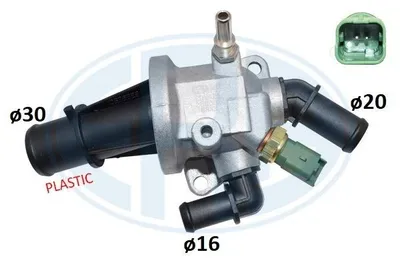 Produktbild von ERA Thermostat Kühlmittel 88°C für FIAT PANDA (169) 500 (312) 500 C (312) PUNTO (188) für FORD KA (RU8)