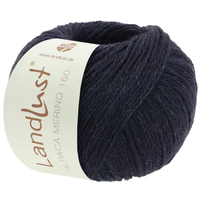 Produktbild von Lana Grossa Landlust Alpaka Merino 160 412 Schwarzblau 50g