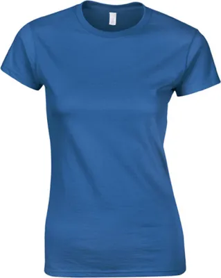 Produktbild von Gildan 64000L | Softstyle Damen T-Shirt - Farbe: Royal - Größe: XXL