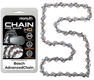 Image de Chaîne de scie 35 cm 1,1 mm 3/8"" 52 TG pour Bosch AdvancedChain 36V-35-40