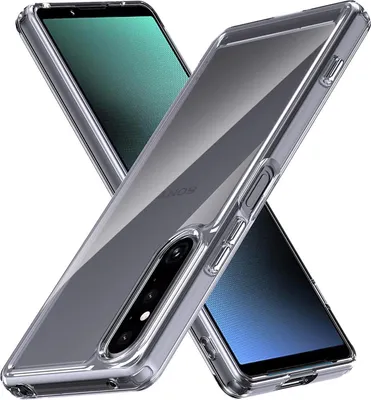 Produktbild von Conie Silikon Schutzhülle für Sony Xperia 1 V Tasche klar Case Cover Bumper Hülle durchsichtig in transparent