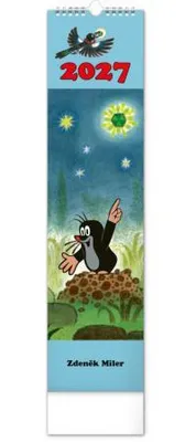 Image de NOTIQUE Calendrier mural "Krteček" – Krtko 2027, 12 x 48 cm