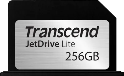 Obrázek produktu pro Transcend JetDrive Lite 330, 256 GB, 95 MB/s, 55 MB/s, Prachuodolný, Odolný proti nárazům, Odolné vůči vodě, Černá, Stříbrná