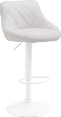 Produktbild von Barhocker HLO-CP30 Kunstleder weiß  weiß