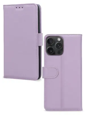Produktbild von Mobilize Premium Gelly Wallet iPhone 15 Pro Max Hülle Klapphülle Geldbörse - Lila
