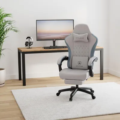 Image de Siège de bureau ergonomique - Fauteuil gaming - Fauteuil ordinateur - Fauteuil de travail - Chaise de bureau